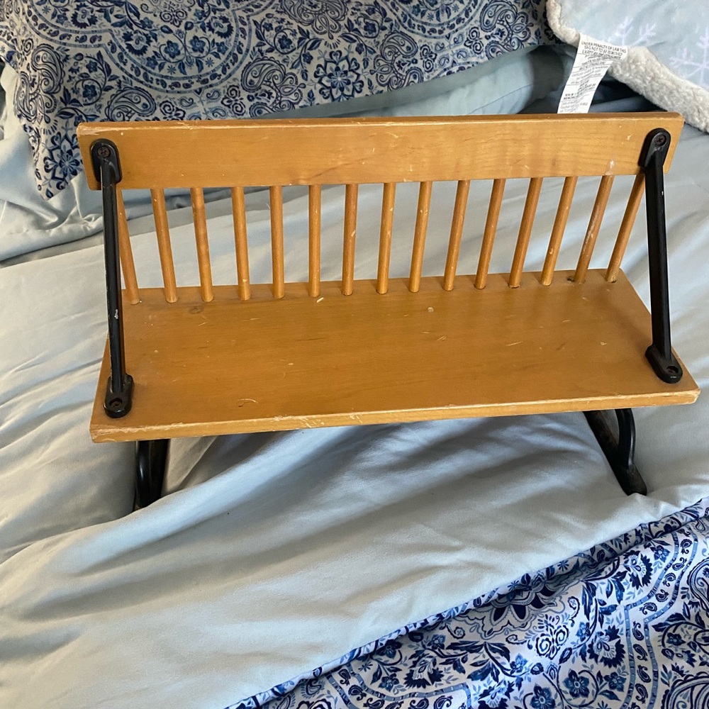 American girl doll Addy school bench retired!